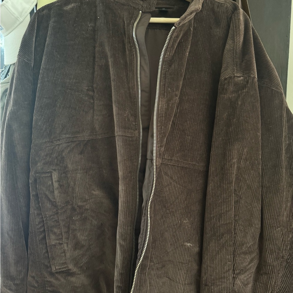 Lululemon full zip Corduroy Jacket Espresso